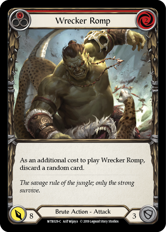 Wrecker Romp (Red) [WTR029-C] Alpha Print Normal Flesh And Blood Single Flesh And Blood   