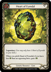 Heart of Fyendal [WTR000] Unlimited Edition Rainbow Foil Flesh And Blood Single Flesh And Blood   