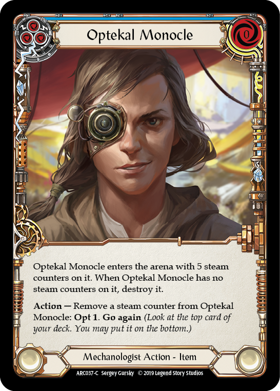 Optekal Monocle [ARC037-C] 1st Edition Normal Flesh And Blood Single Flesh And Blood   