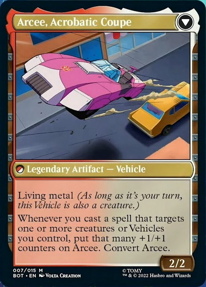 Arcee, Sharpshooter // Arcee, Acrobatic Coupe [Transformers] MTG Single Magic: The Gathering   
