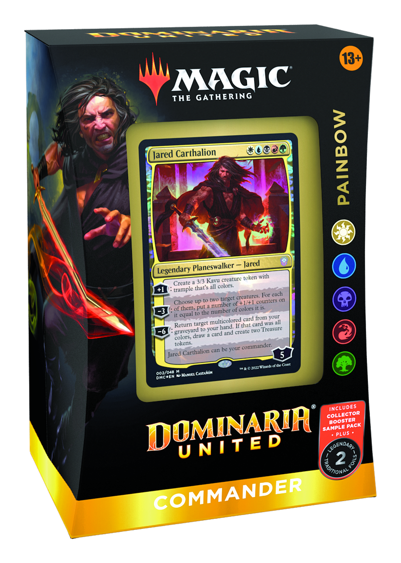 MTG Dominaria United - Commander Deck (Painbow) MTG Sealed Magic: The Gathering   