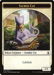 Sacred Cat // Insect Double-Sided Token [Tokens] Amonkhet Tokens MTG Single Magic: The Gathering