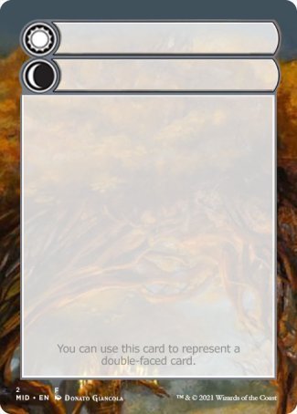 Helper Card (2/9) [Tokens] Innistrad: Midnight Hunt Tokens MTG Single Magic: The Gathering
