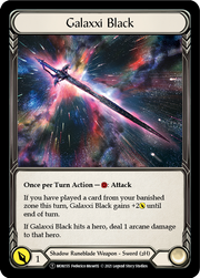 Chane // Galaxxi Black [U-MON154 // U-MON155] Unlimited Normal Flesh And Blood Single Flesh And Blood   