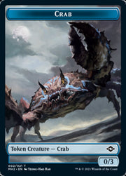 Clue (14) // Crab Double-Sided Token [Tokens] Modern Horizons 2 Tokens MTG Single Magic: The Gathering