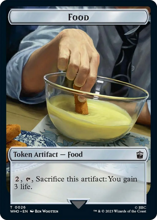 Food Token [Tokens] Doctor Who Tokens MTG Single Magic: The Gathering