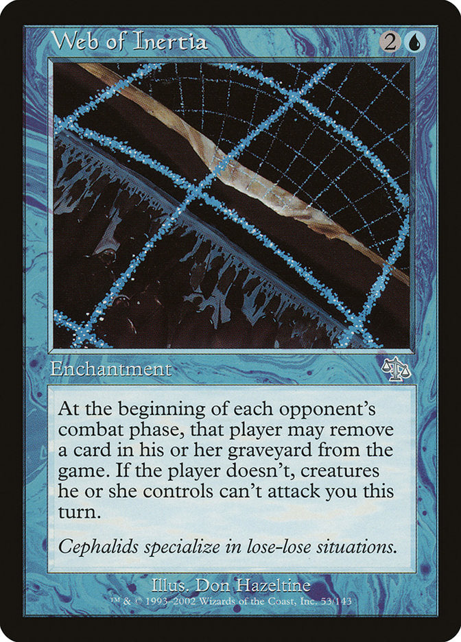 Web of Inertia [Judgment] MTG Single Magic: The Gathering   