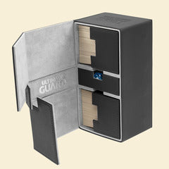 Ultimate Guard Flip Deck Case Twin Flip'N'Tray Xenoskin 200+ - Black Deck Boxes & Storage Ultimate Guard