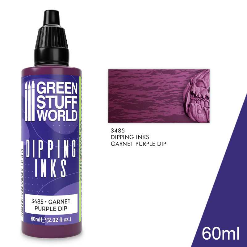 Green Stuff World: Dipping Inks - Garnet Purple Model Tools & Glue Green Stuff World