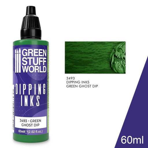 Green Stuff World: Dipping Inks - Green Ghost Model Tools & Glue Green Stuff World