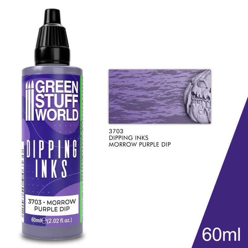 Green Stuff World: Dipping Inks - Morrow Purple Model Tools & Glue Green Stuff World