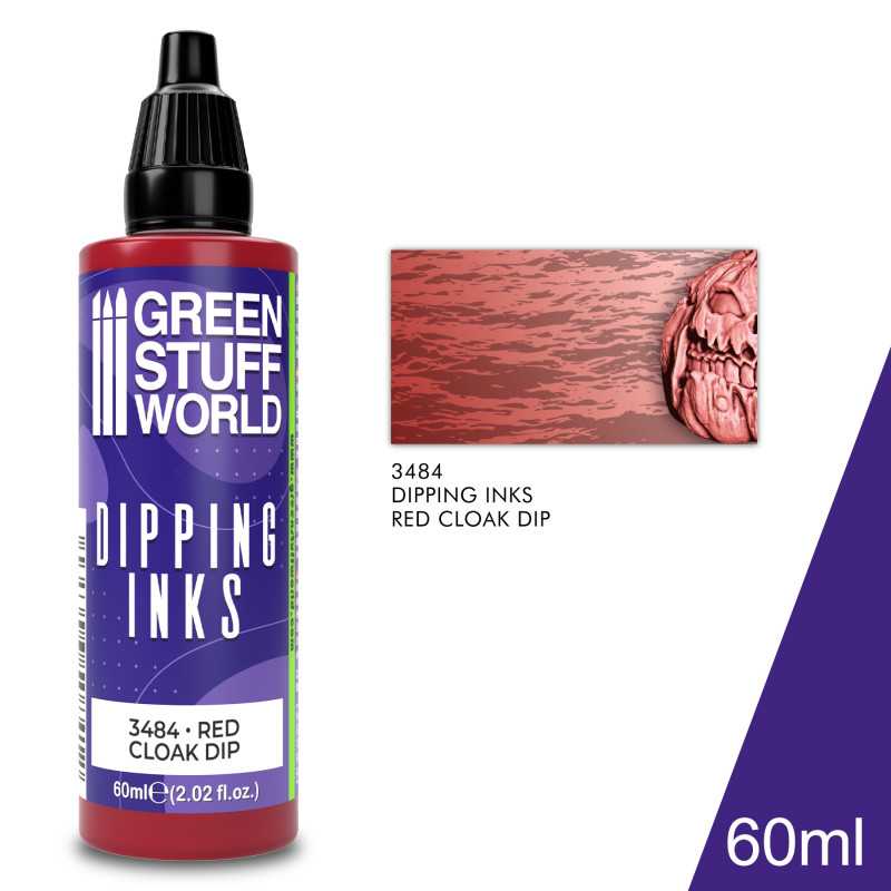 Green Stuff World: Dipping Inks - Red Cloak Model Tools & Glue Green Stuff World