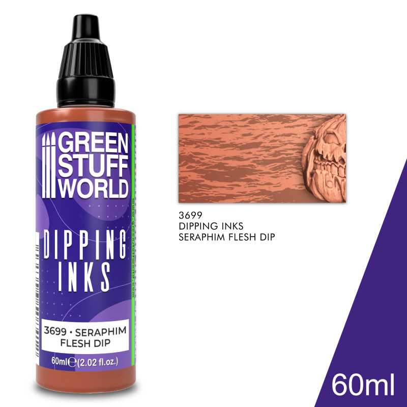Green Stuff World: Dipping Inks - Seraphim Flesh Model Tools & Glue Green Stuff World