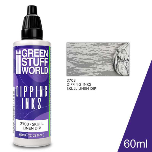Green Stuff World: Dipping Inks - Skull Linen Model Tools & Glue Green Stuff World