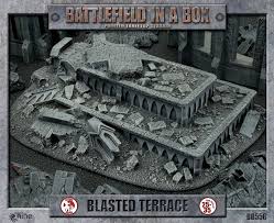 Battlefield in a Box: Blasted Terrace Terrain Gale Force Nine   