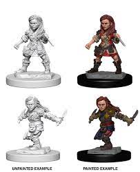 D&D Nolzur's Marvelous Miniatures: W1 Halfling Rogue Unpainted Miniatures WizKids