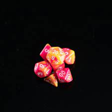 Little Dragon Corp: Sunglow Mini 7-Die Set Dice & Gaming Accessories Little Dragon corp