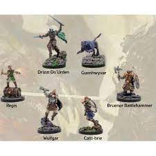 D&D Forgotten Realms: The Legend of Drizzt - Companions of the Hall RPG Miniatures Gale Force Nine   
