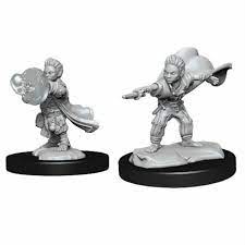 Pathfinder Battles Miniatures: W14 Male Halfling Wizard RPG Miniatures WizKids   
