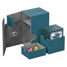 Ultimate Guard Flip'N'Tray Deck Case 80+ - Petrol Deck Boxes & Storage Ultimate Guard