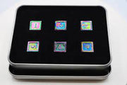 Foam Brain Games Burnt Opal D6 Set (Metal) Dice & Gaming Accessories Foam Brain Games