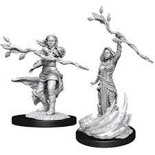 D&D Nolzur's Marvelous Miniatures: W14 Human Druid Female Unpainted Miniatures WizKids