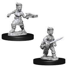 Pathfinder Battles Miniatures: W8 Female Halfling Rogue RPG Miniatures WizKids   