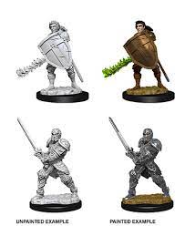 D&D Nolzur’s Marvelous Miniatures: W8 Human Fighter (Male) RPG Miniatures WizKids   