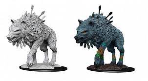 Magic the Gathering Miniatures: W2 Cosmo Wolf RPG Miniatures WizKids   