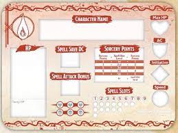 D&D Token Set: Sorcerer Dungeons & Dragons 5E Gale Force Nine