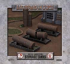 Battlefield in a Box: Storage Tanks Terrain Gale Force Nine   