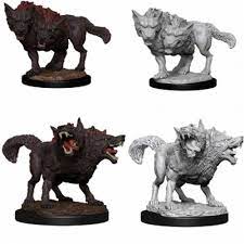 D&D Nolzur's Marvelous Miniatures: W11 Death Dog Unpainted Miniatures WizKids