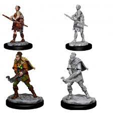 D&D Nolzur's Marvelous Miniatures: W11 Female Human Ranger Unpainted Miniatures WizKids
