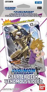 Digimon Starter Deck- Venomous Violet Digimon Sealed Bandai   