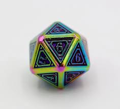 Foam Brain Games Burnt Opal 7-Die Set (Metal) Dice & Gaming Accessories Foam Brain Games