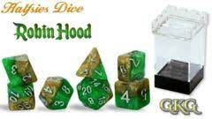 Gate Keeper Games: Robin Hood Halfsies: 7-Die set Dice & Gaming Accessories Gate Keeper Games