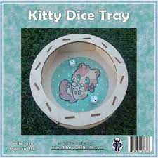 Kitty Dice Tray Dice & Gaming Accessories Blue Panther