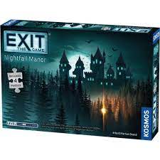 Exit: Nightfall Manor (Includes 4 Puzzles) (2022) Board Games Kosmos   