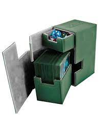 Ultimate Guard Flip'N'Tray Deck Case 80+ - Green Deck Boxes & Storage Ultimate Guard