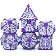 Foam Brain Games: Purple Dagger of Venom: 7-Die Set (Metal) Dice & Gaming Accessories Foam Brain Games