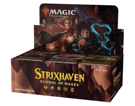 MTG Strixhaven: School Of Mages Draft Booster Box MTG Sealed Wizards of the Coast   