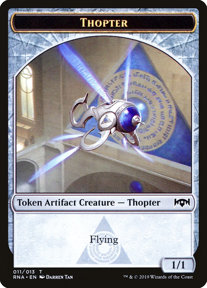 Bird // Thopter Double-Sided Token [Ravnica Allegiance Guild Kit Tokens] MTG Single Magic: The Gathering   
