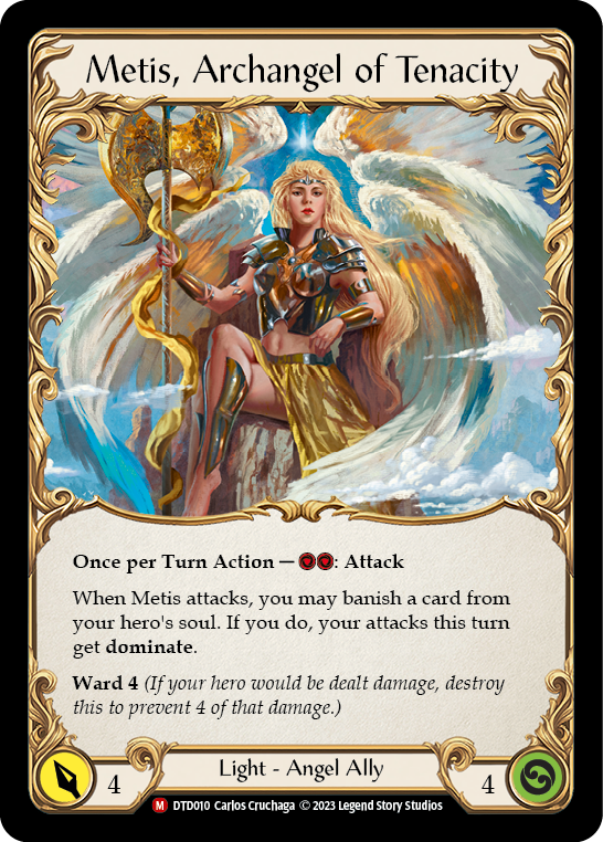 Figment of Tenacity // Metis, Archangel of Tenacity [DTD010] (Dusk Till Dawn) Flesh And Blood Single Flesh And Blood   