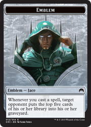 Pest // Jace, Telepath Unbound Emblem Double-Sided Token [Secret Lair: From Cute to Brute Tokens] MTG Single Magic: The Gathering   