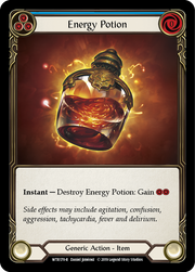 Energy Potion [WTR170-R] Alpha Print Rainbow Foil Flesh And Blood Single Flesh And Blood   