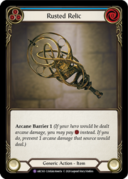 Rusted Relic [ARC163] Unlimited Edition Rainbow Foil Flesh And Blood Single Flesh And Blood   