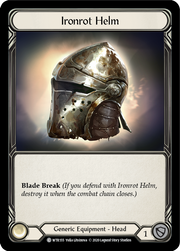 Ironrot Helm [WTR155] Unlimited Edition Normal Flesh And Blood Single Flesh And Blood   