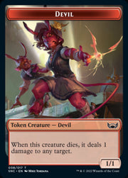 Devil // Citizen Double-Sided Token [Tokens] Streets of New Capenna Tokens MTG Single Magic: The Gathering