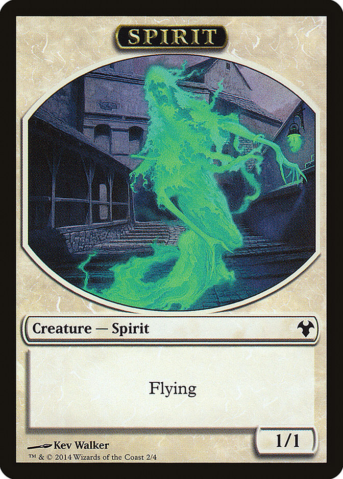 Spirit Token [Tokens] Modern Event Deck 2014 Tokens MTG Single Magic: The Gathering