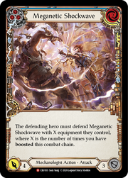 Meganetic Shockwave [CRU103] 1st Edition Normal Flesh And Blood Single Flesh And Blood   